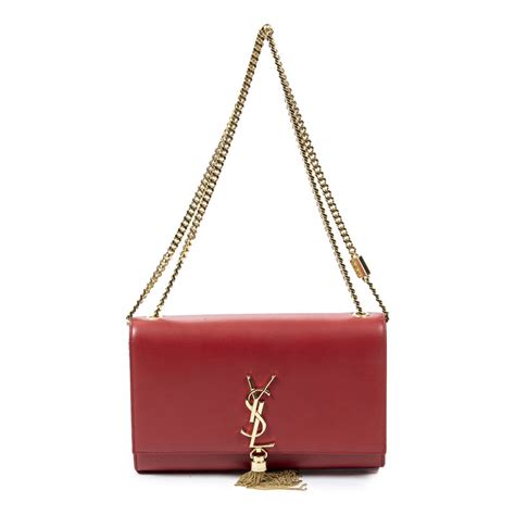 yves saint laurent borsa rossa|borse saint laurent donna.